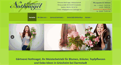 Desktop Screenshot of gaertnerei-nothnagel.de